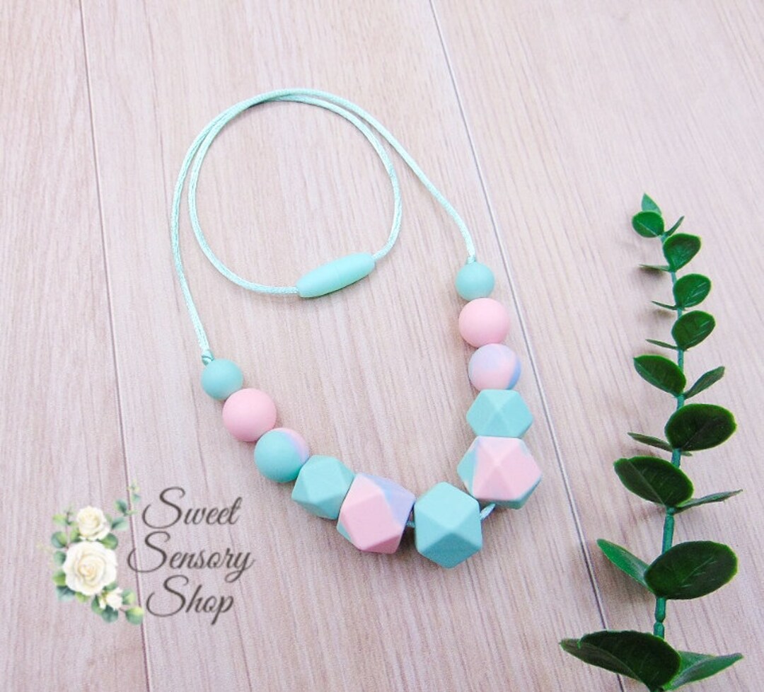 Toddler Necklace Girls Jewelry Silicone Necklace Play Jewelry Dress up