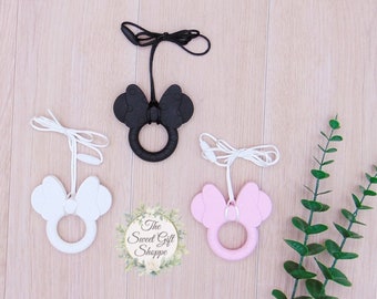 Minnie Sensory Toy - Autism Chew Necklace - Sensory Chewing Necklace - Sensory Gift - Kids Chewelry - Stim Toy - Anxiety Relief