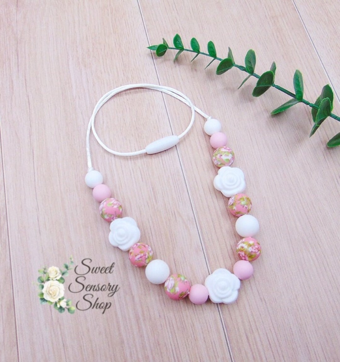 Little Girl Necklace Toddler Play Jewelry Sensory Necklace for Girl