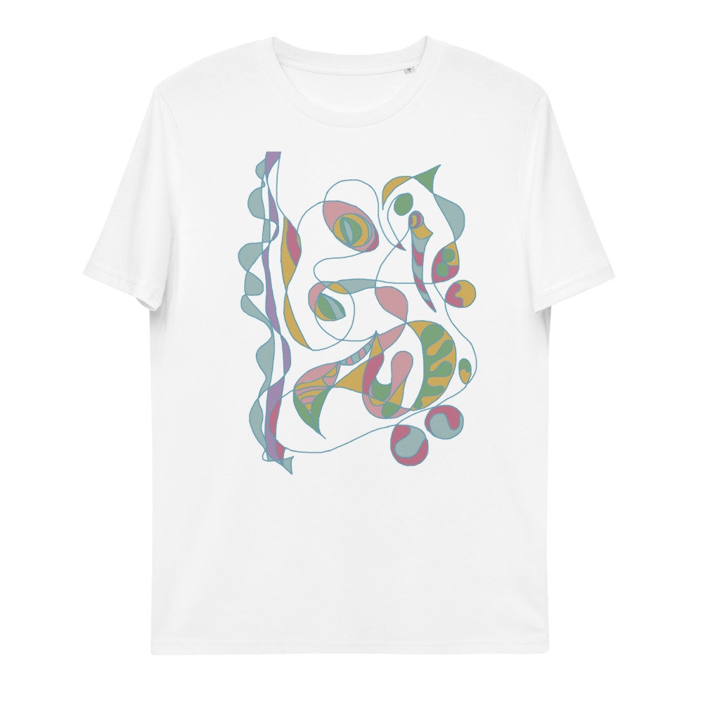 Unisex organic cotton tshirt essential art print tshirt Etsy