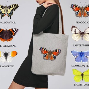 Butterfly Tote Bag, Butterfly Shoulder Bag, Butterfly Beech Bag, Butterfly Gift