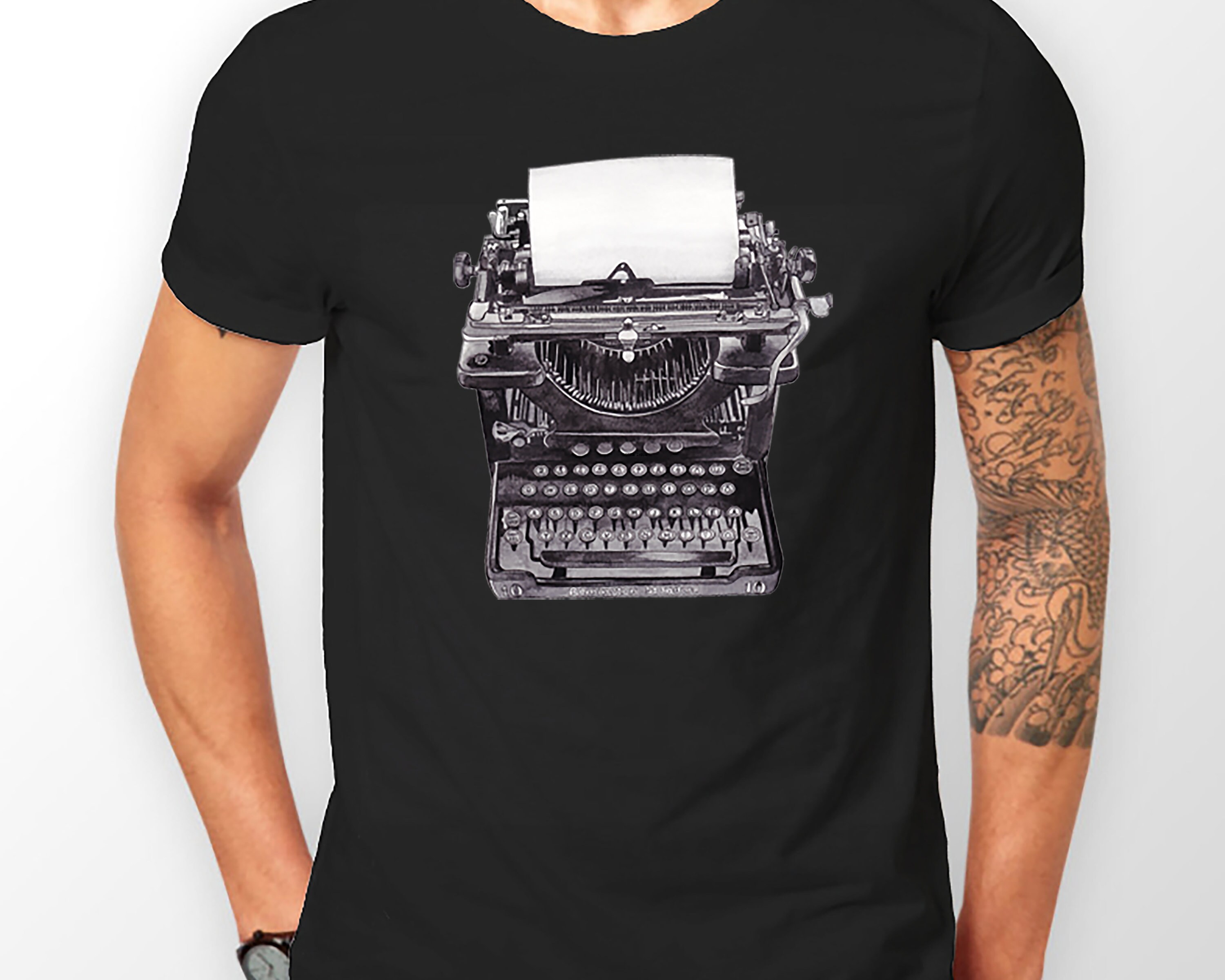 Vintage Typewriter Short-sleeve Unisex T-shirt Typewriter