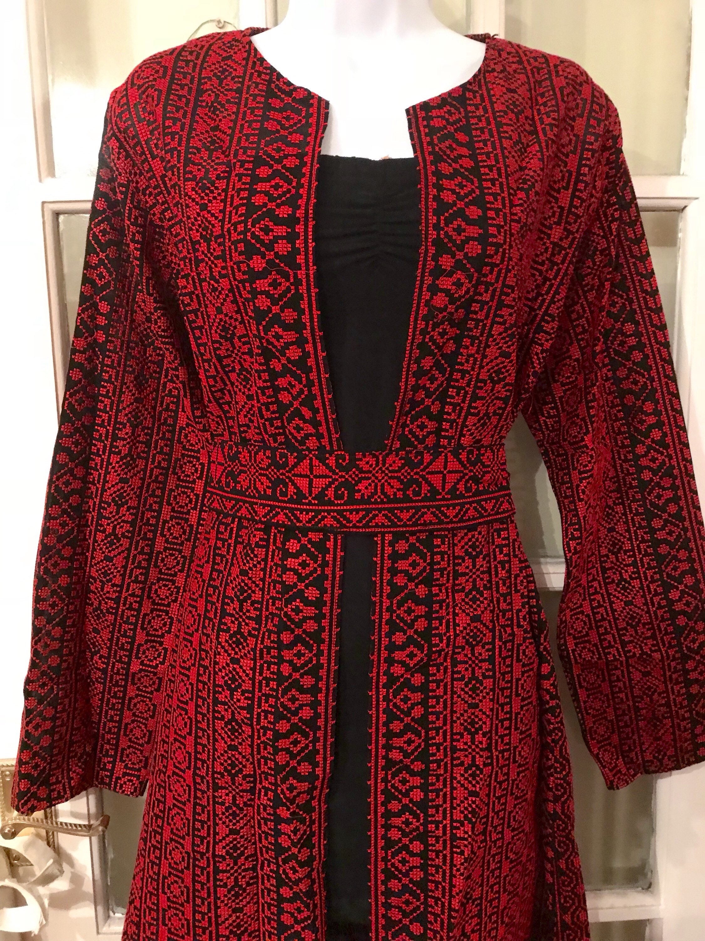 long black chiffon jacket