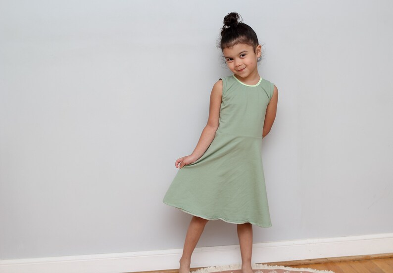 green romper dress