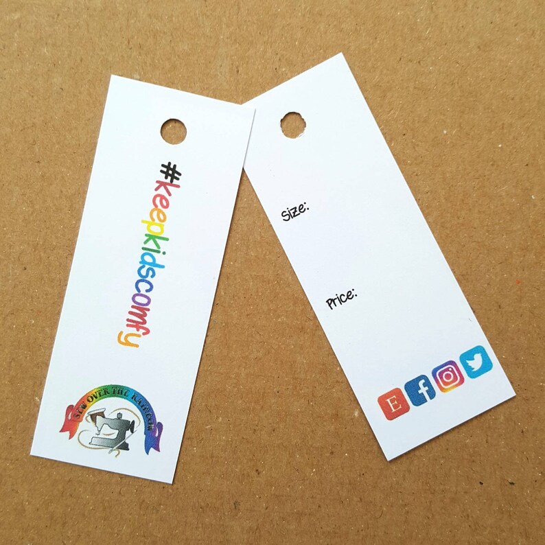 Slim Business Swing Tags Garment Tags Packaging Labels Etsy UK