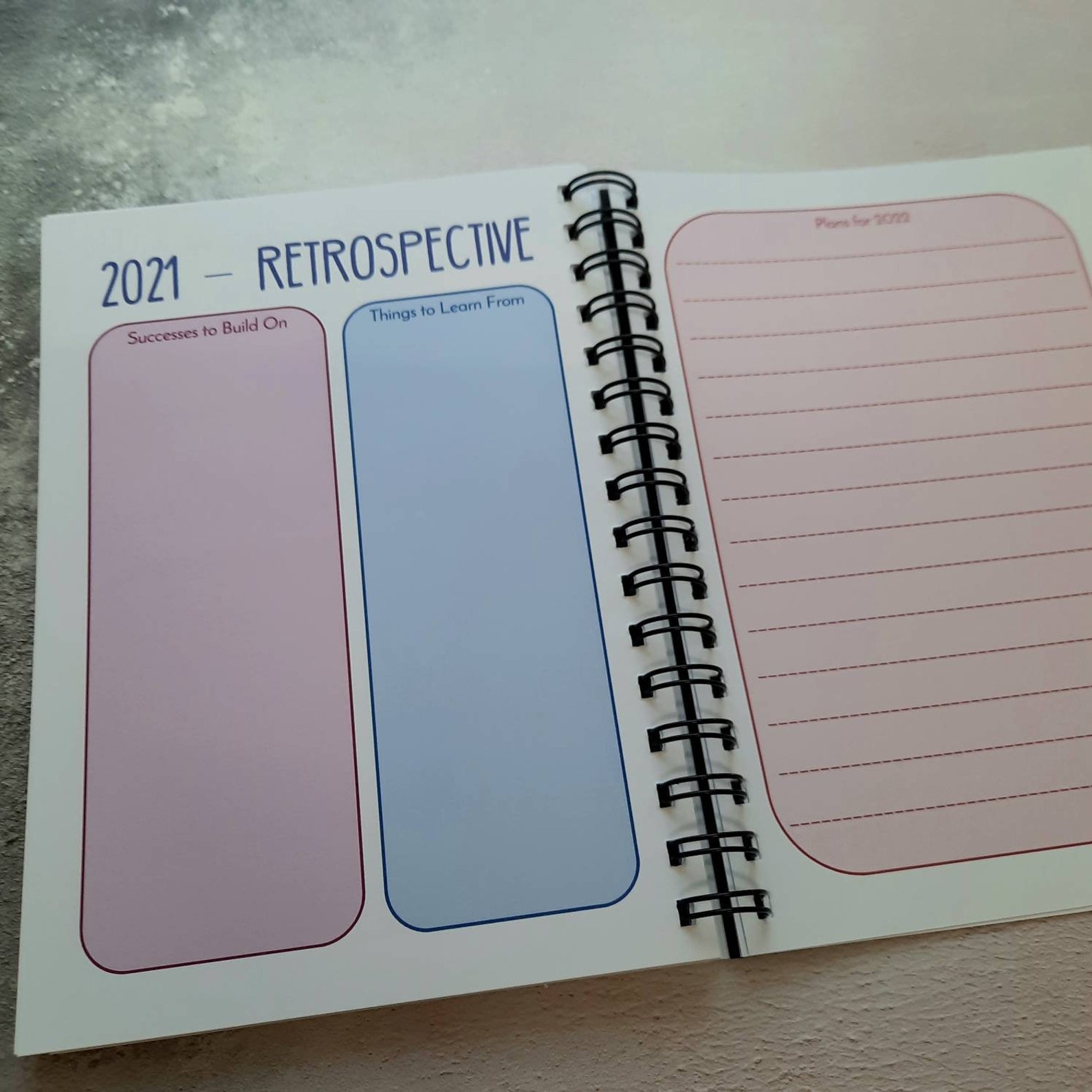 Personalised Business Planner Diary A5. Perfect for small Etsy