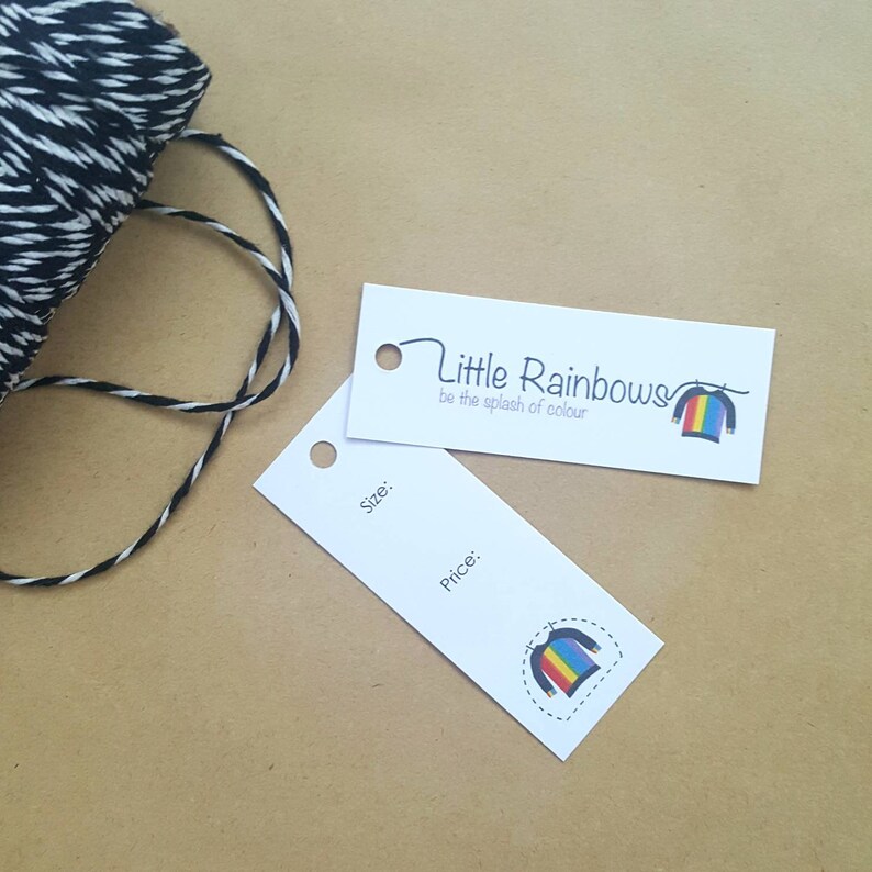 Slim Business Swing Tags Garment Tags Packaging Labels Etsy UK