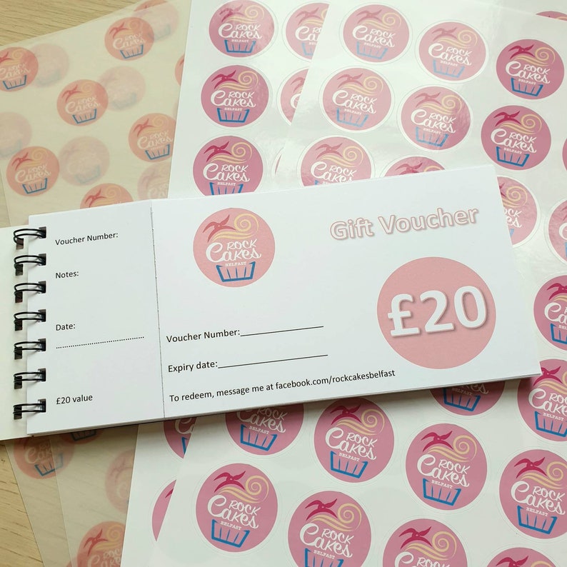 Business Gift Voucher Book Etsy
