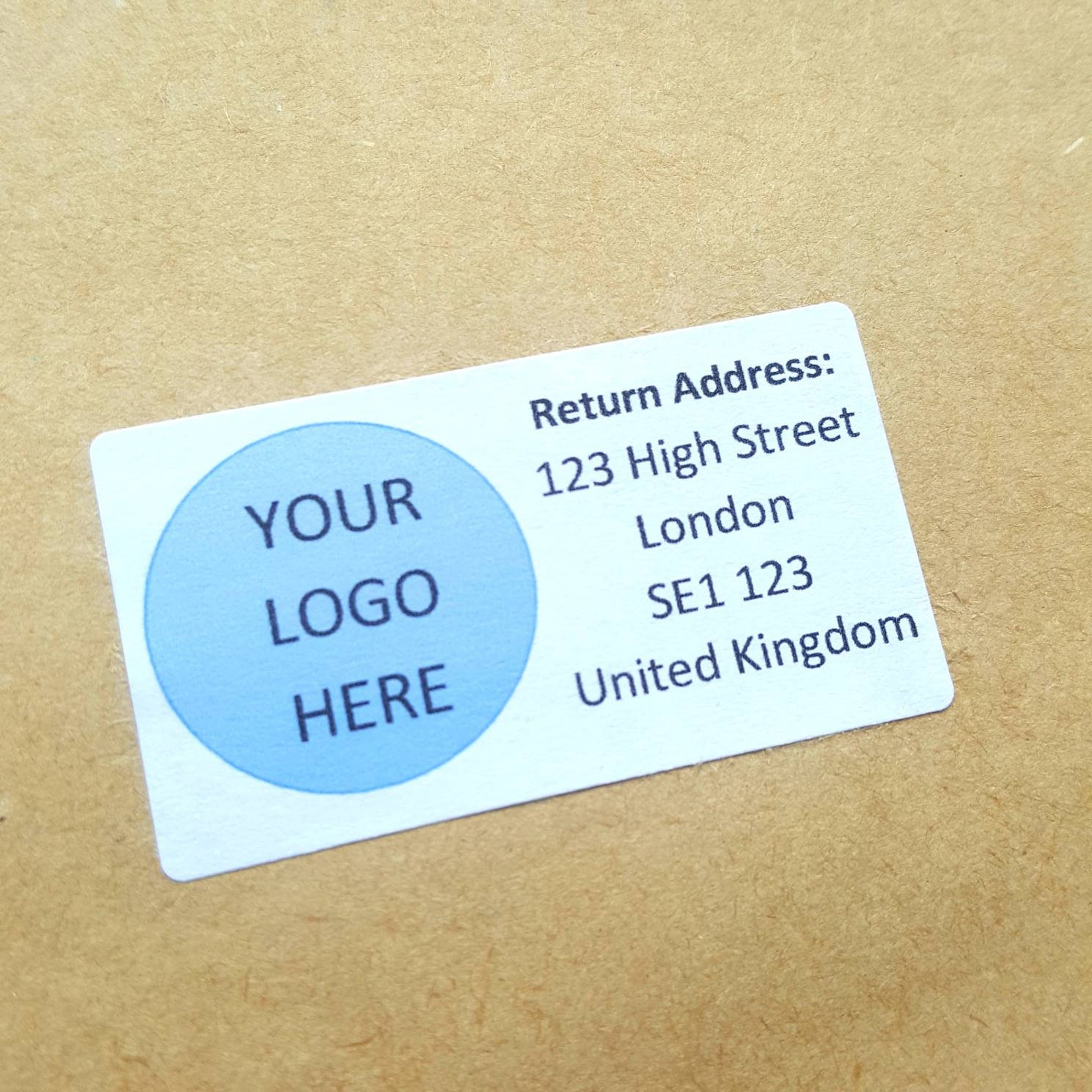 home business card address