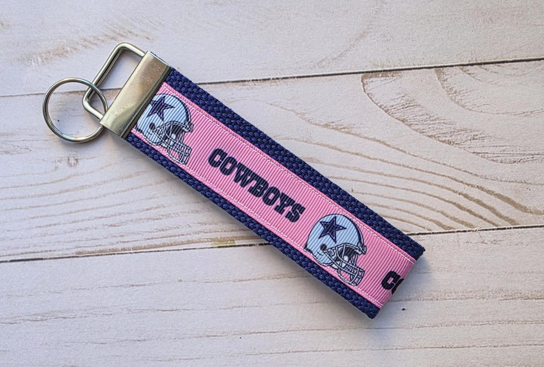 Dallas Cowboys Key Fob, Team Keychain, Fan Accessory - Etsy