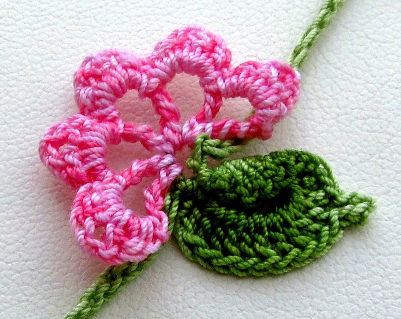 Crochet Necklace PATTERN Vine Necklace Photo Tutorial Oya - Etsy