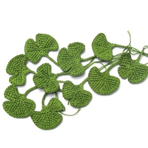 Gingko Leaf PATTERN, PDF Crochet Tutorial. Skill Level: Experienced, English Language ONLY. Uses Tunisian Crochet (Afghan Stitch)