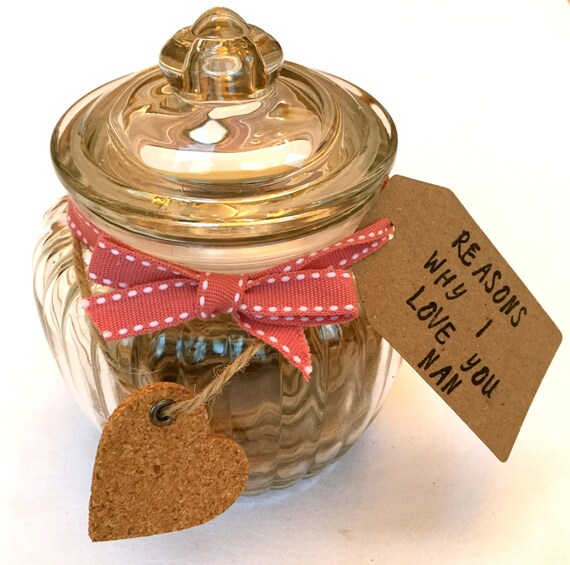 Nan Memory Jar Kits Special Gift for Nan Special Gift for Etsy UK