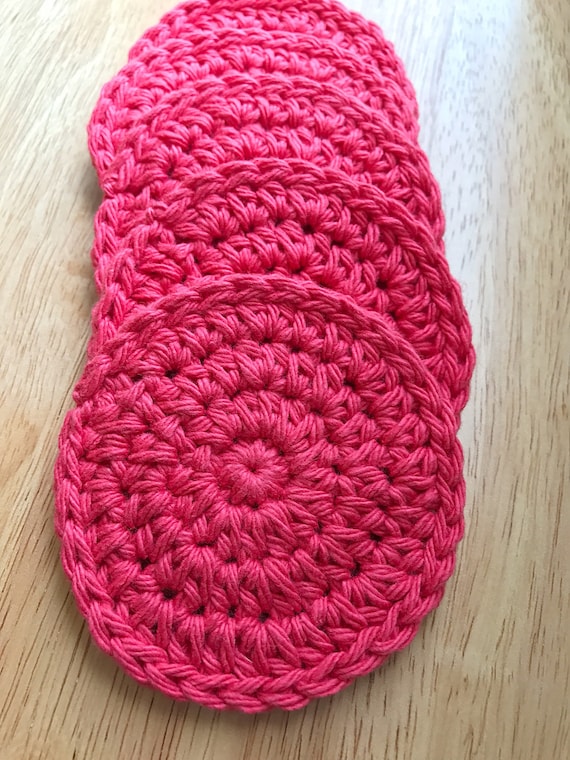 Round Cotton Face Pads, Eco Friendly, Cleaning Washcloths, Exfoliating Pad, Makeup Remover Cloths, Cotton Makeup Pads, Natural Face Cleaning