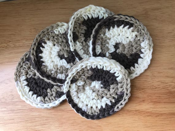 Eco Friendly Round Cotton Face Pads, Natural Cleaning Washcloths, Exfoliating Pads, Makeup Remover Cloths, Cotton Makeup Pads, Round Pads