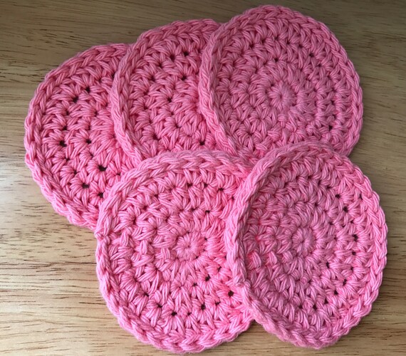 Round Cotton Face Pads, Natural Cleaning Washcloths, Exfoliating Pad, Makeup Remover Cloths, Cotton Makeup Pads, Eco Friendly Cleaning