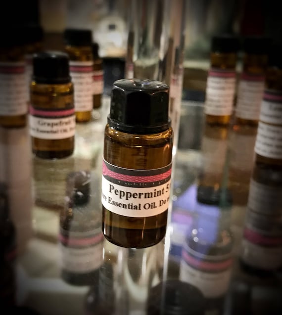 Peppermint Essential Oil, Pure Essential Oil, Therapeutic Essential Oil, Vegan Essential Oil, Natural Scent, Clean Living, Peppermint Oil