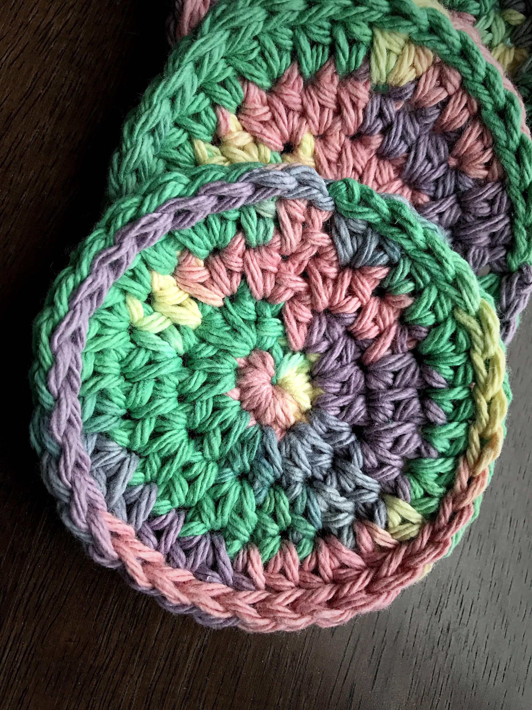 Round Cotton Face Pads, Natural Cleaning Washcloths, Exfoliating Pad