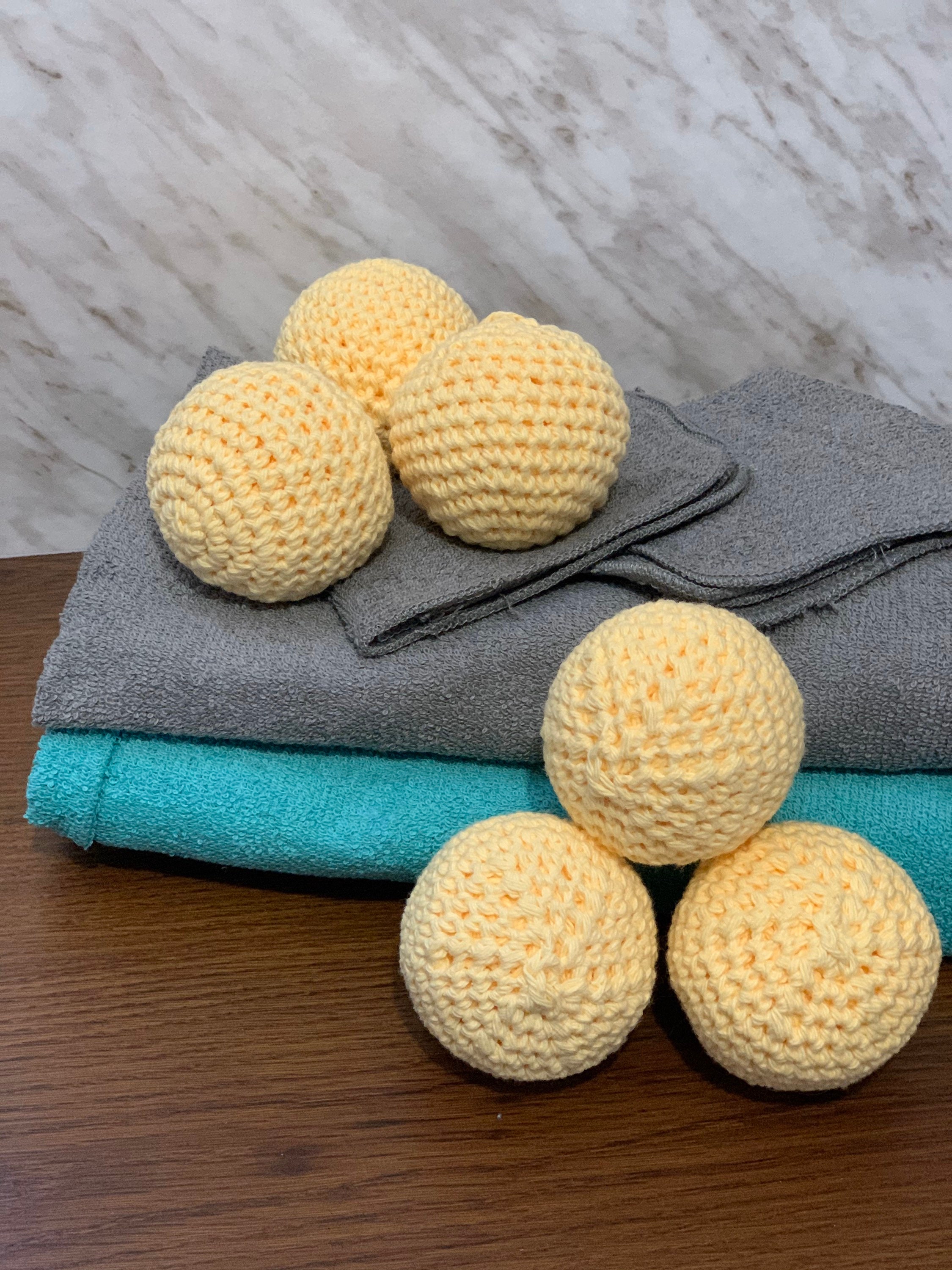 Cotton Dryer Balls Eco Friendly Laundry Etsy.de