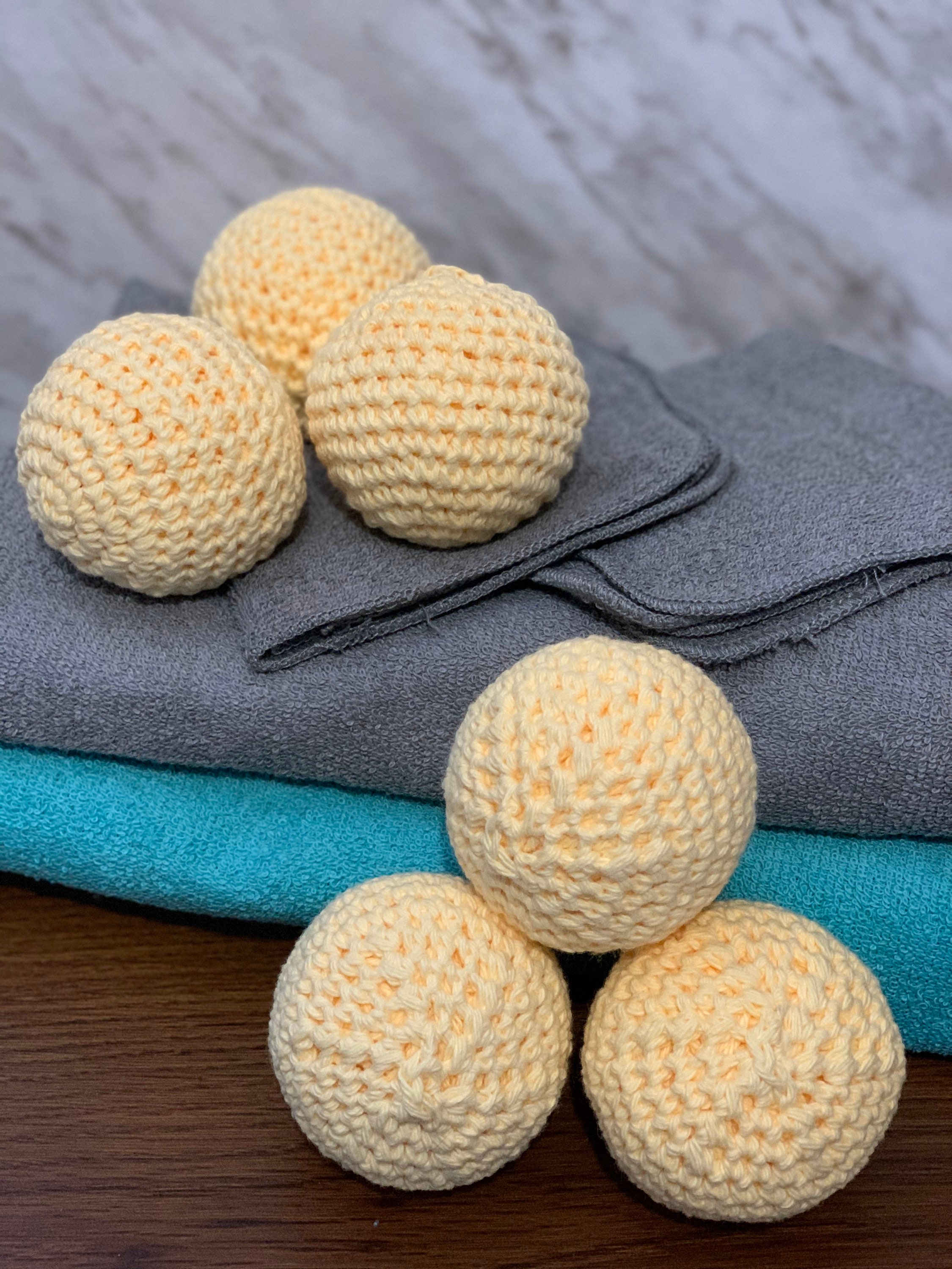Cotton Dryer Balls Eco Friendly Laundry Etsy.de