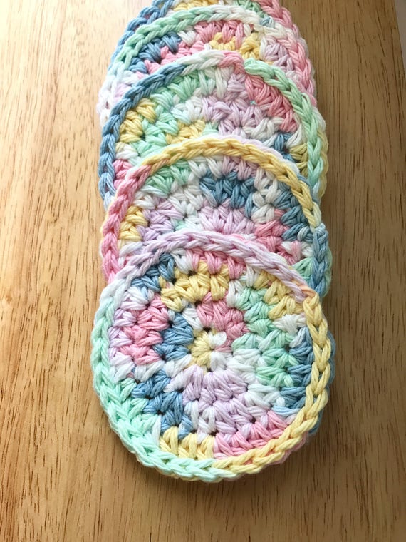 Round Cotton Face Pads, Natural Cleaning Washcloths, Exfoliating Pad, Makeup Remover Cloths, Cotton Makeup Pads, Natural Face Cleaning