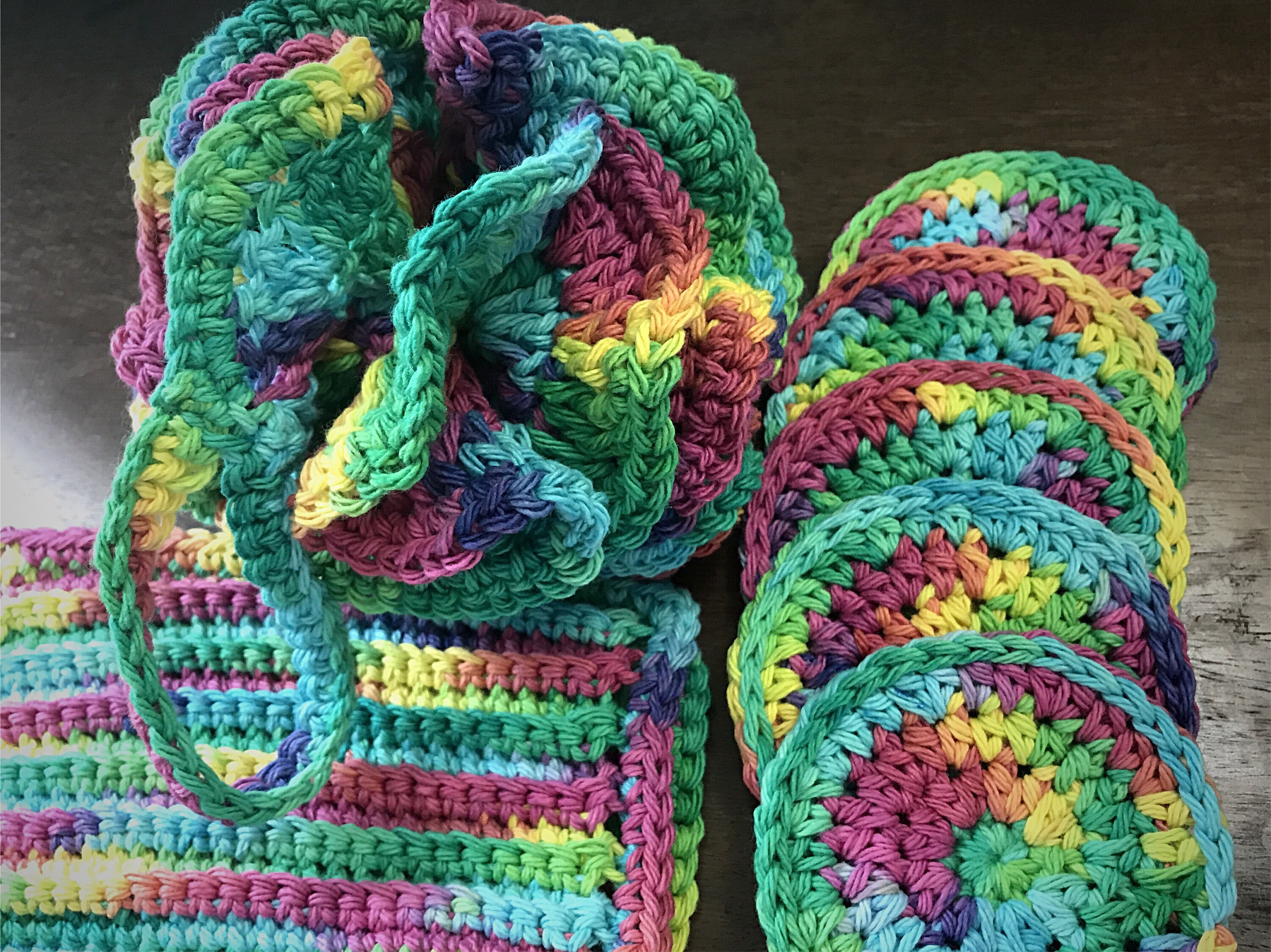 Zero Waste Spa Bath Set Washcloth Bath Pouf Makeup Etsy