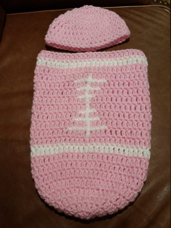 Baby Football Cocoon / Football Sleep Sack / Sleep Sack / Baby Cocoon / Baby Sleep Sack / Newborn Photo Shoot / Girl Football / Boy Football