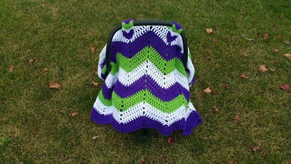 Chevron Car Seat Canopy