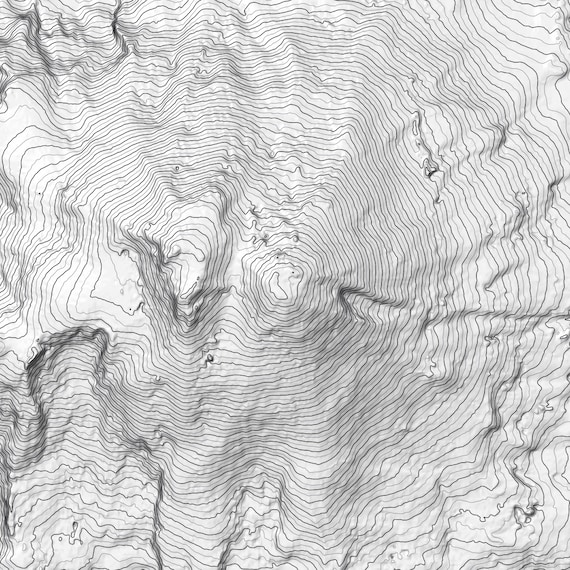 Grayscale Topographic Maps