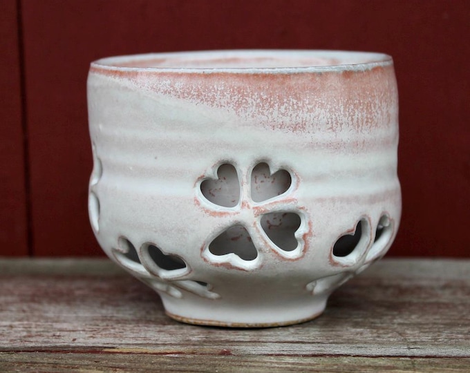 Double Walled Yuki Yunomi - Heart Variation