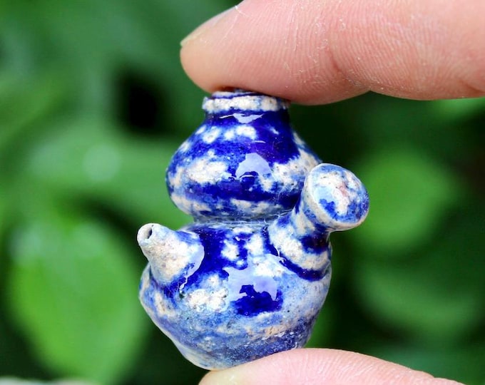 Cobalt Teapot Pendant