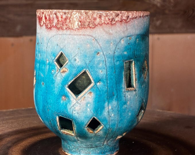 Double Walled Ocean Yunomi