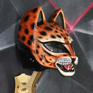 Fancy cat motorcycle helmet. DOT&ECE approved.