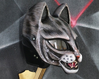 Fancy cat motorcycle helmet. DOT&ECE approved.