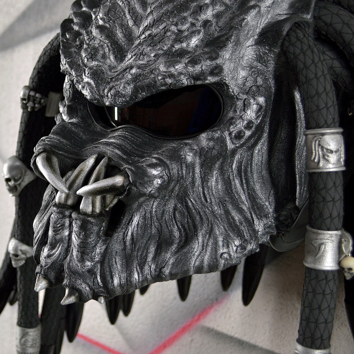 Predator Motorcycle Helmet. Raptor Upol Painted. Road Legal Etsy
