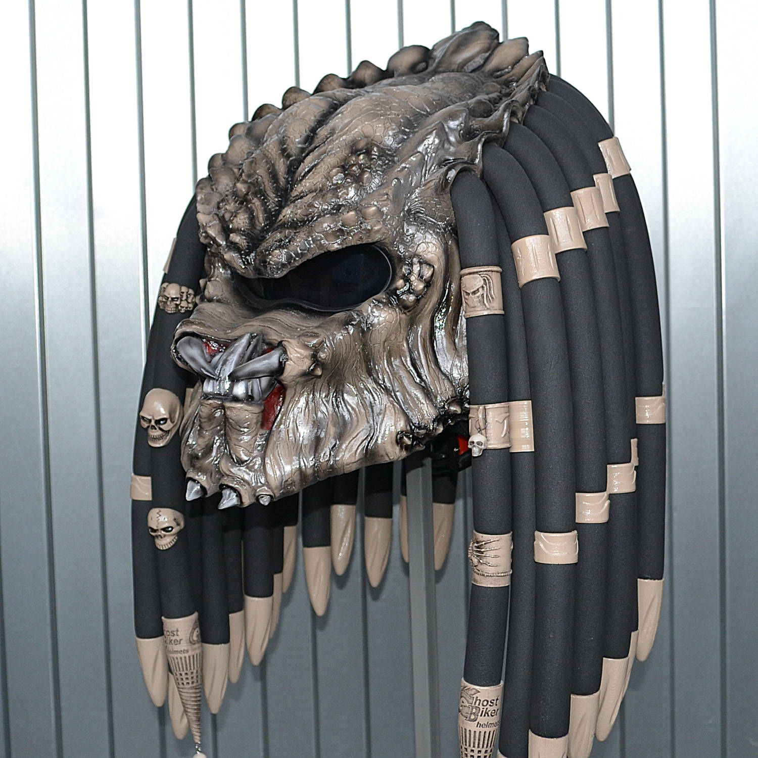 Predator motorcycle helmet. Free shipping DOT&ECE certified. | Etsy
