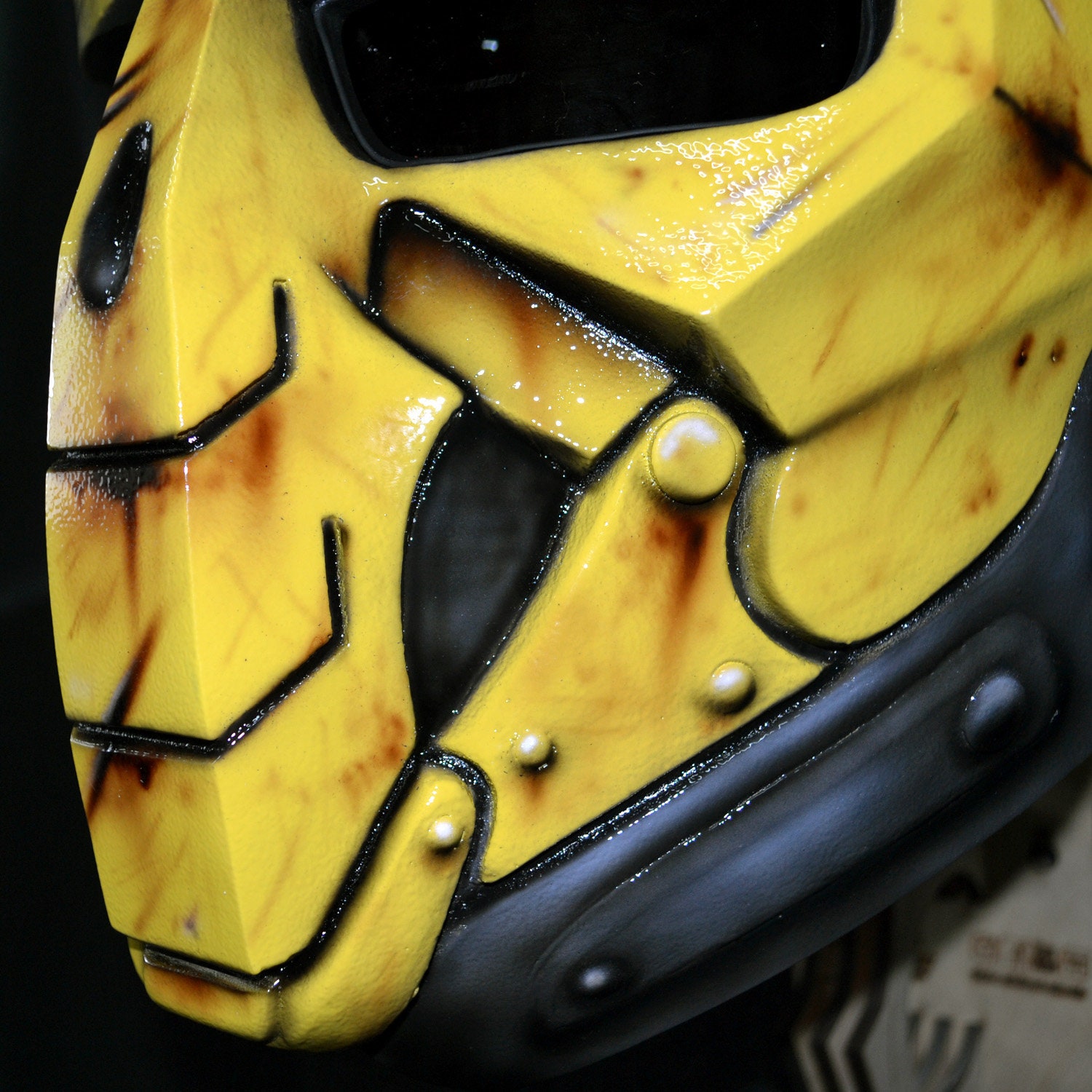 Cyrax motorcycle helmet. DOT&ECE certified. Mortal kombat | Etsy