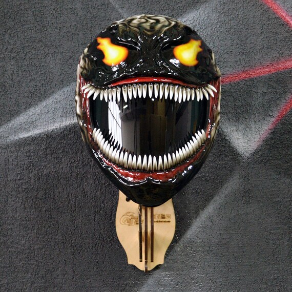 anti venom motorcycle helmet Anti Venom (symbiote) Motorcycle Helmet. DOT&ECE Certified