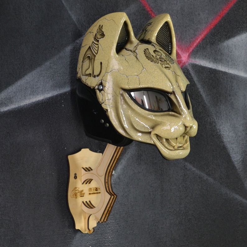 Egypt Cat Motorcycle Helmet. DOT&ECE Approved. Etsy