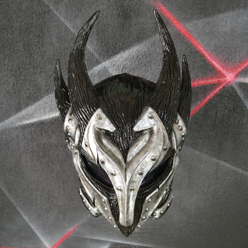 Skyrim daedric motorcycle helmet. DOT & ECE certified. Road | Etsy