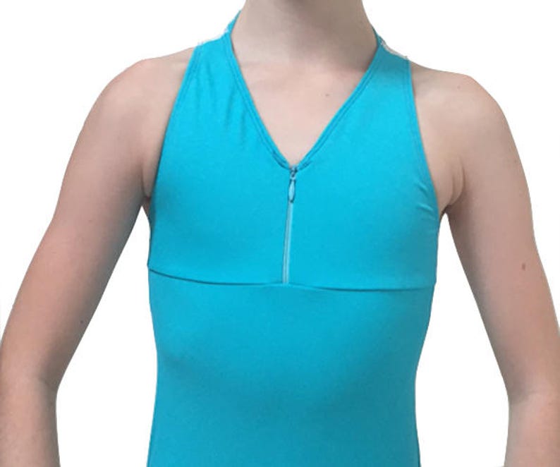 Lace Details Custom Designed Dance Wear CONTEMPORARY Leotard with an Open Back Dance Leotard