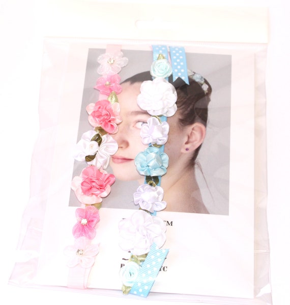 CLASSIC BEAUTY Bun Wrap Ballerina Bun Flower Hair Wreath
