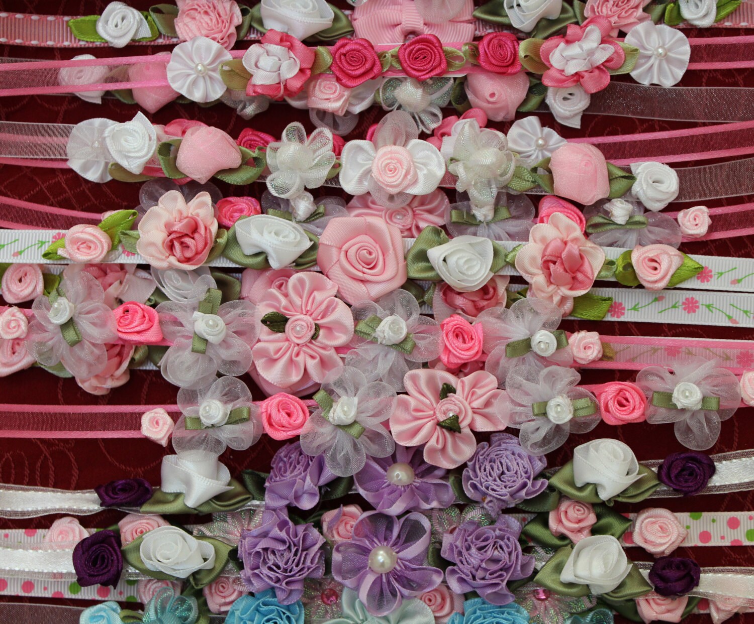 Ballet Bun Flower Garland BUNFUN™ Flower Wreath Garland for your Ballet