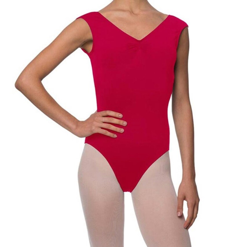 Ballet Leotard peyton Cap Sleeve Leotard With a Etsy