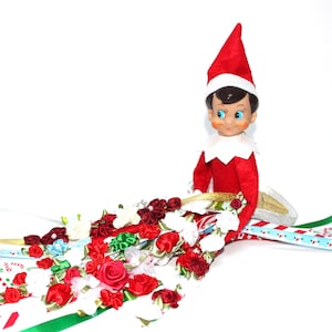 Holiday BUNFUN™ Flower Wreath Garland for your Ballet Bun