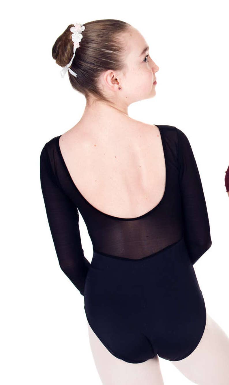 Dance Leotard epaulment Leotard With Mesh or Etsy