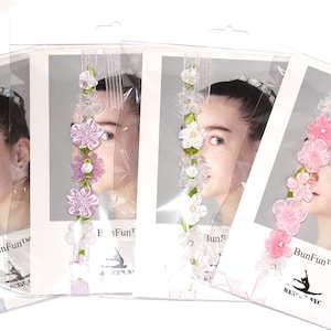 Ballet Bun Flower Wreath - BUNFUN™ Flower Wreath Garland for your Ballet Bun - The Iridescent Collection