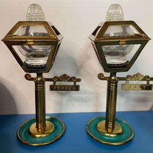 Vintage Set Light Post Salero y Pimentero imagen 2