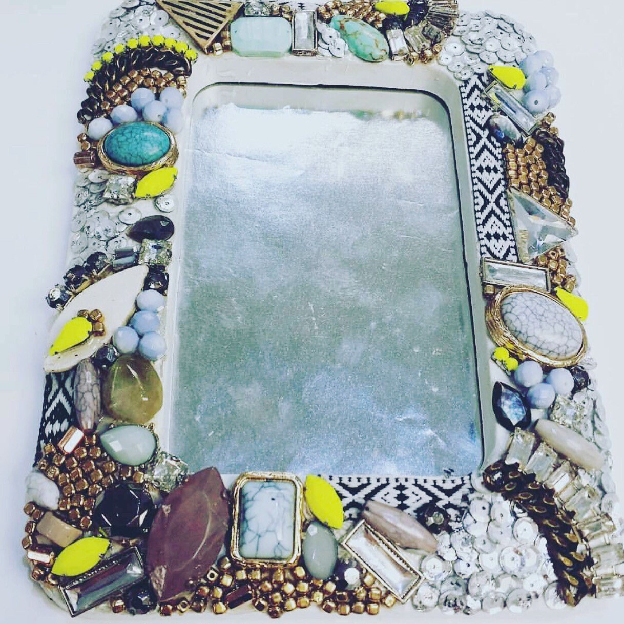 Embellished mirrors and frames made to order in any colour Etsy