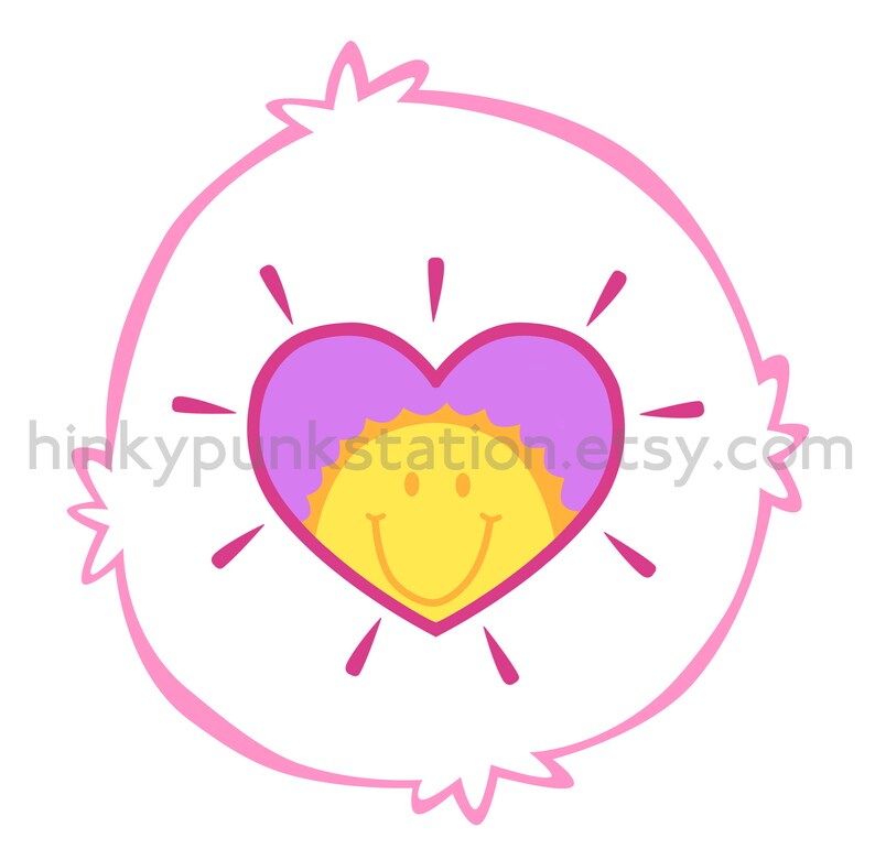 Shine Bright Bear Carebear Iron-on Transfer Imagedigital | Etsy